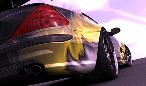 maya mercedes coupe sl - Mercedes sl65 special coupe... by mickyboys